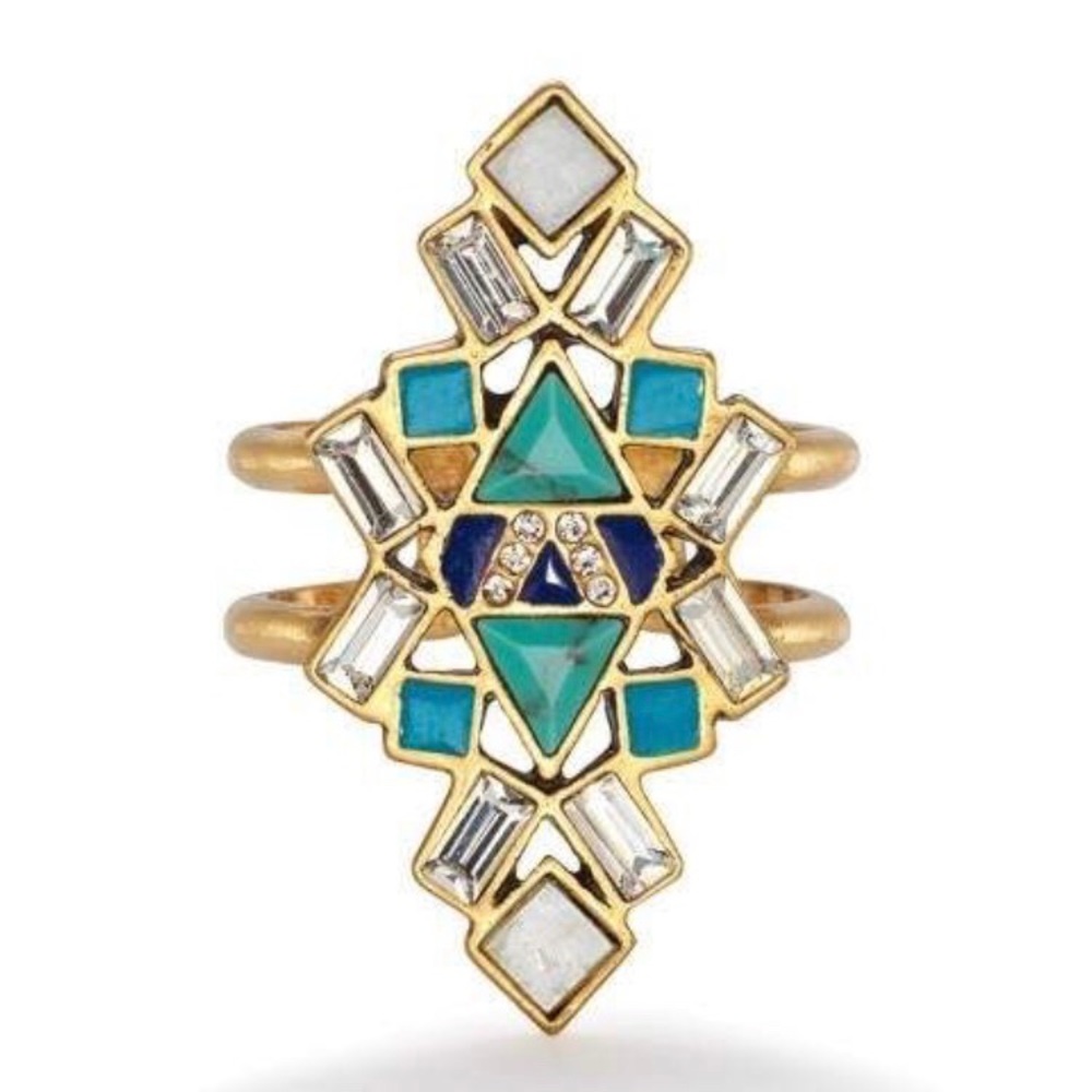 Stella & Dot Stone Tile Ring
